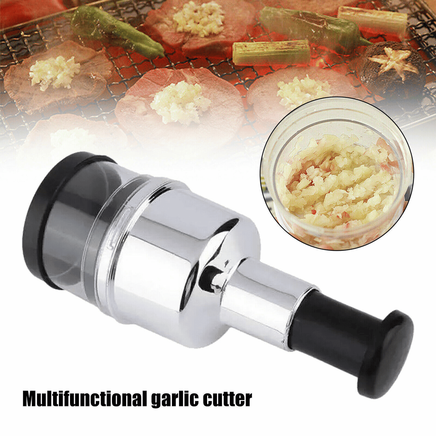 🔥Last Day Promotion🔥 - Multifunctional Pressed Garlic Chopper